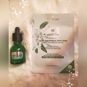 Body Shop Drops of Youth Serum + Face Mask